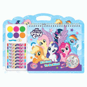 MY LITTLE PONY Colouring Set + สีน้ำและสีชอล์ก It's Cool To Be Kind